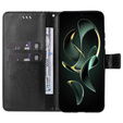 Pattintható tok Xiaomi 13T / 13T Pro, fa, fekete