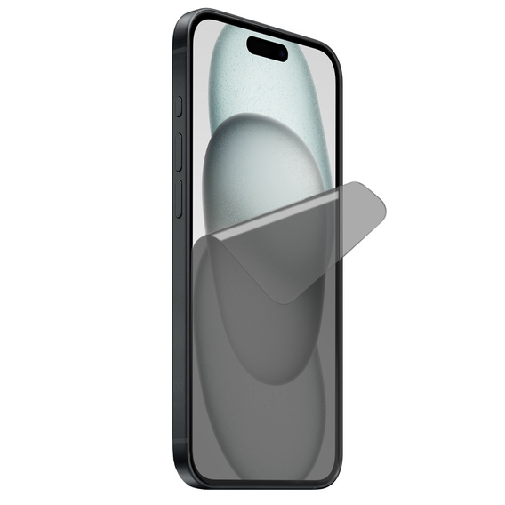 2 x iPhone 15 adatvédelmi fólia, ERBORD kémelhárító hidrogél