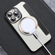 Pattintható tok a iPhone 13 Pro Max, RFID Wallet MagSafe CamShield, fekete
