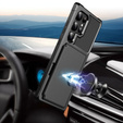 Tok Samsung Galaxy S24 Ultra, Card Holder Kickstand, fekete