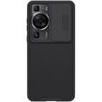 Tok Huawei P60 / P60 Pro, páncélozott Nillkin, CamShield Pro, fekete