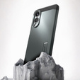 Spigen tok Samsung Galaxy A36 5G készülékhez, Tough Armor Mag Mag MagSafe, fekete + 9H edzett üveg
