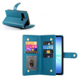 Wallet Zipper Pocket flip tok Samsung Galaxy A17 5G, Wallet Zipper Pocket, kék