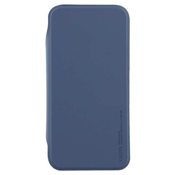 X-LEVEL tok iPhone 16 Pro készülékhez, Magnetic Card Holder, kék