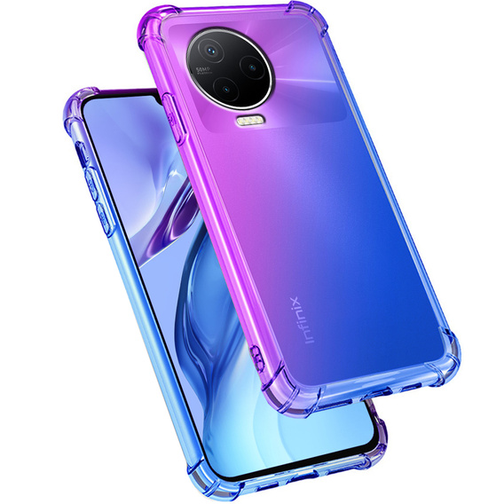 Tok Infinix Note 12 2023, Gradient Dropproof, Lila / kék