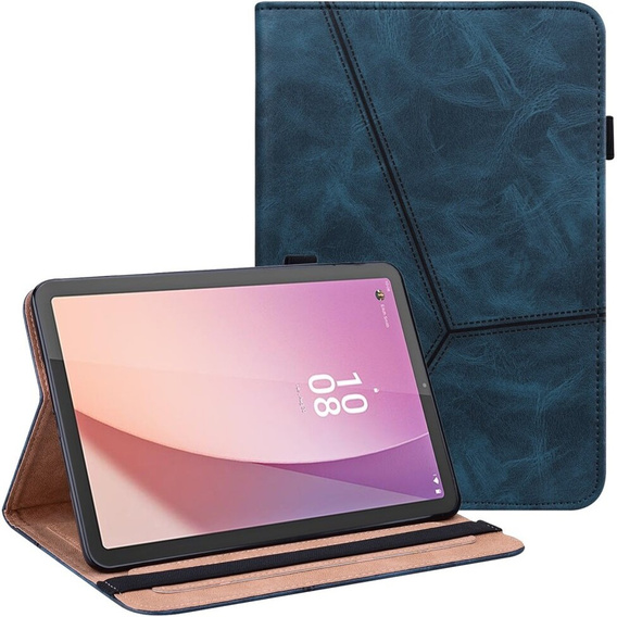 Tok Lenovo Tab M9, Classic, tolltartóval, kék