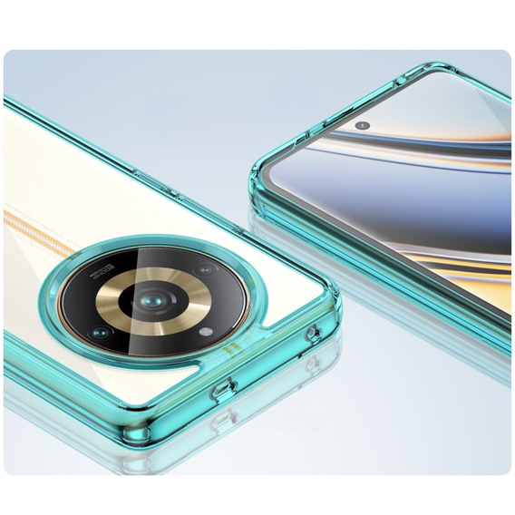 Telefontok a Realme 11 Pro 5G / 11 Pro+ 5G, Fusion Hybrid, átlátszó / kék