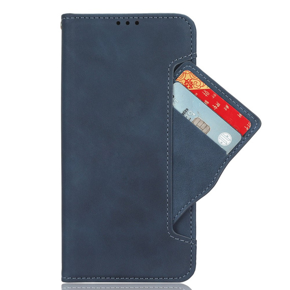 Pattintható tok a Xiaomi 14 Ultra, Card Slot, sötétkék