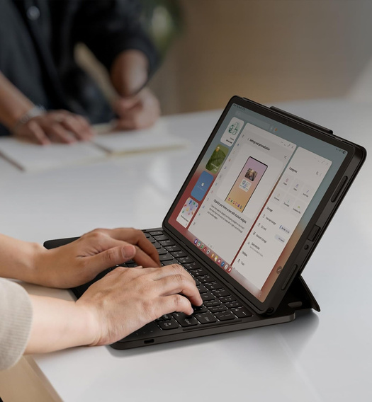 Dexnor mágneses tok billentyűzettel és érintőpaddal Samsung Galaxy Tab A9+ készülékhez