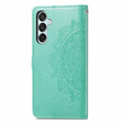 Pattintható tok a Samsung Galaxy M15 5G, Mandala, zöld