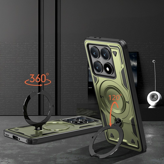 Tok Xiaomi 14T, Military MagSafe, zöld