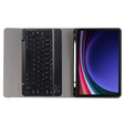 Tok + billentyűzet Samsung Galaxy Tab S9, Leather Pen Slot, fekete