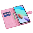 Pattintható tok a Xiaomi Redmi 13C / Poco C65, Wallet, Butterflies kék