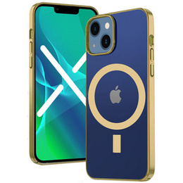 Telefontok a iPhone 13 mini, ERBORD Hybrid MagSafe Case, kék