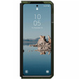 Urban Armor Gear Telefontok a Galaxy Z Fold 5 5G, Plyo MagSafe, átlátszó / zöld