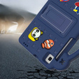 Gyermek tok Samsung Galaxy Tab A7 Lite 8.7 T220/T225, Cute Patterns, állvánnyal, sötétkék