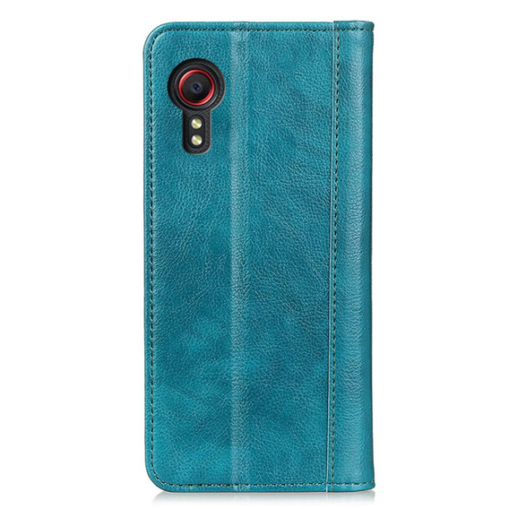 Telefontok a Samsung Galaxy Xcover 7, Wallet Litchi Leather, zöld