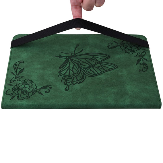 Tok Lenovo Tab M11, Butterfly, zöld