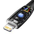 Baseus Glimmer USB-C és Lightning 20W 2m kábel iPhone-hoz