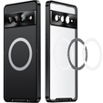 Kameravédő tok Google Pixel 8 Pro, CamShield MagSafe, átlátszó / fekete