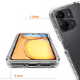 Tok Xiaomi Redmi 13C készülékhez, Shockproof, fóliával, átlátszó