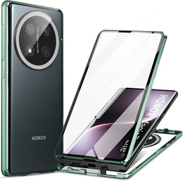 Tok Honor Magic 7 Lite, Magnetic Dual Glass, zöld