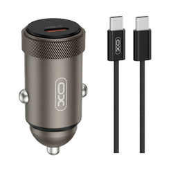 XO CC70 autós töltő USB-C kábellel, 30 W PD