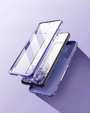 Telefontok a Samsung Galaxy S21 FE, Suritch Full Body Marble, lila