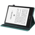 Pattintható tok Amazon Kindle Paperwhite 5 (2021), flower, kék