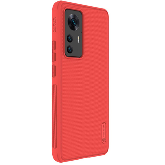 NILLKIN tok Xiaomi 12T, Super Frosted Shield Case, piros