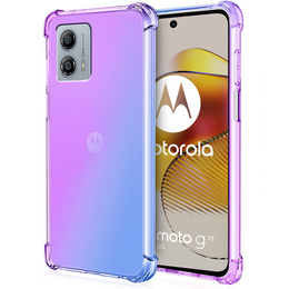 Tok Motorola Moto G73 5G, Gradient Dropproof, Lila / kék