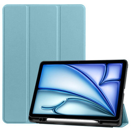 Tok iPad Air 13" 2025/2024 (7/6 gen.), Smartcase tolltartóval, kék