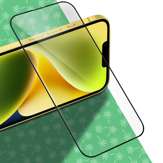 5D teljes ragasztós intelligens tenyér edzett üveg iPhone 14 Pro készülékhez