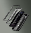 Páncélozott tok iPhone 12 / iPhone 12 Pro készülékhez, Dexnor CamProtect MagSafe, fekete (Két keret)