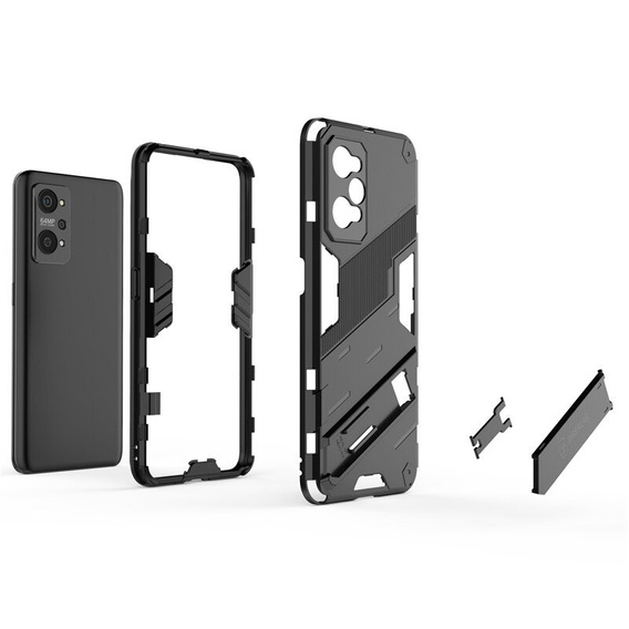 Tok Realme GT 2 5G / GT Neo 2 / GT Neo 3T, Military kickstand, kék