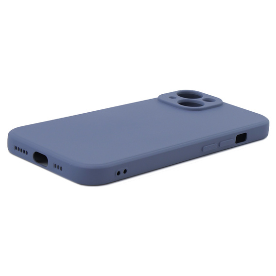 Telefontok a iPhone 15 Plus, Silicone Lite, szürke