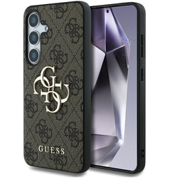 GUESS Telefontok a Samsung Galaxy S25, 4G Big Metal Logo, barna