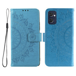 Pattintható tok a Oppo Reno7 5G, Mandala, kék