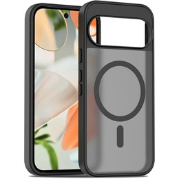 Matt tok Google Pixel 10 / 10 Pro, MagSafe-hoz, áttetsző fekete