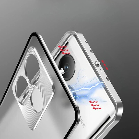 Tok az Realme GT 6 / 6T, Frame Case, ezüst