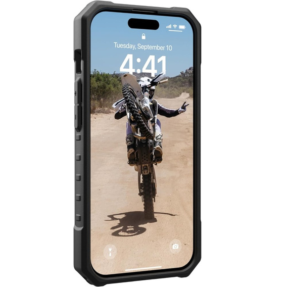 Urban Armor Gear Telefontok a iPhone 15 Pro, Pathfinder MagSafe, barna