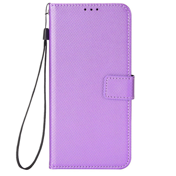 Pattintható tok a Oppo A17, Wallet Smart Magnet, lila