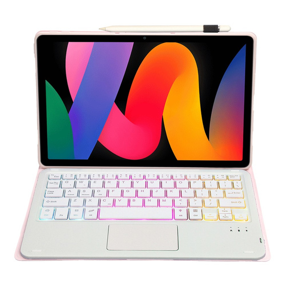 Tok + billentyűzet Xiaomi Redmi Pad SE 11", rózsaszín