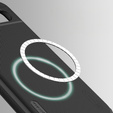NILLKIN tok Google Pixel 8A, Frosted Shield, MagSafe, fekete