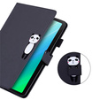 Tok iPad 10.2" 2021/2020/2019 (9/8/7 gen.), pánttal, animal, fekete