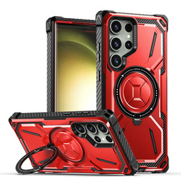 Tok Samsung Galaxy S23 Ultra, Heavy Duty Ring, piros