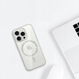 Tok iPhone 16 Pro Max-hoz, ERBORD Glitter MagSafe, átlátszó + képernyőüveg