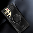 Telefontok a Samsung Galaxy S25 Ultra, Kickstand Ring, fekete