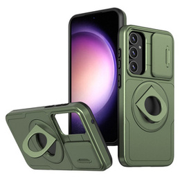 Tok Samsung Galaxy S20 FE, Military Magnet, MagSafe-hoz, zöld