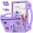 Gyermek tok Samsung Galaxy Tab S7/S8/S9, Cute Patterns, állvánnyal, lila